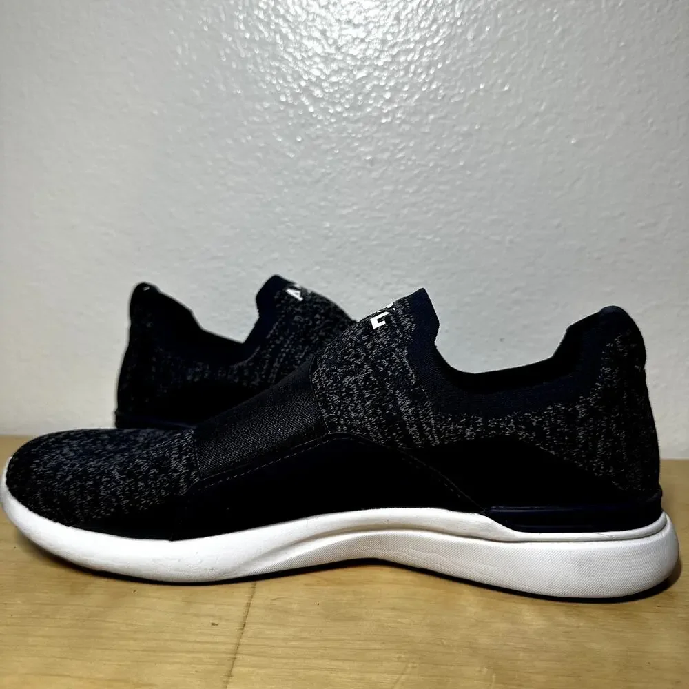 APL Techloom Bliss Sneakers Running Propelium Slip On Elastic Strap Navy 9.5